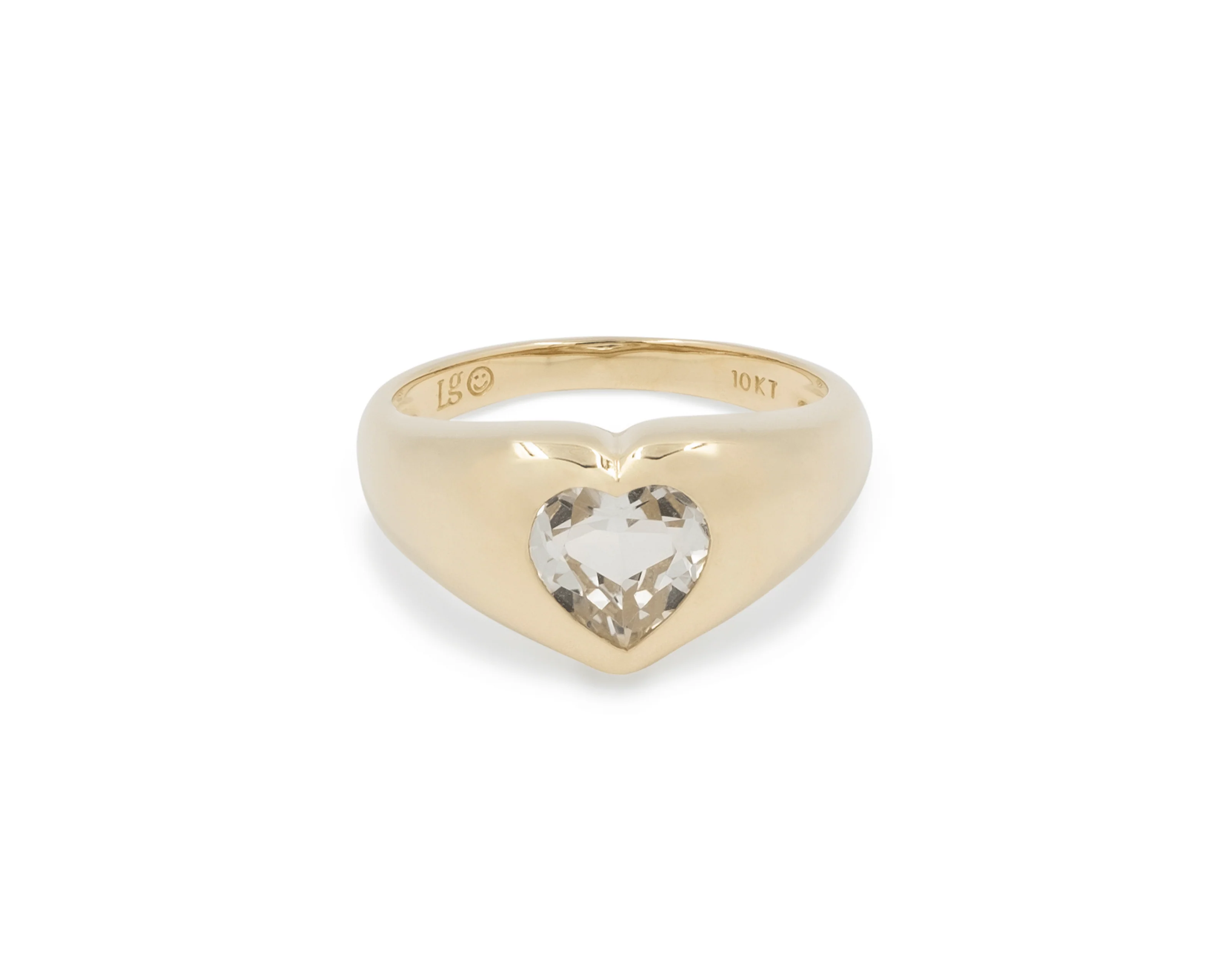 THE BEZEL HEART SIGNET RING - Image 5