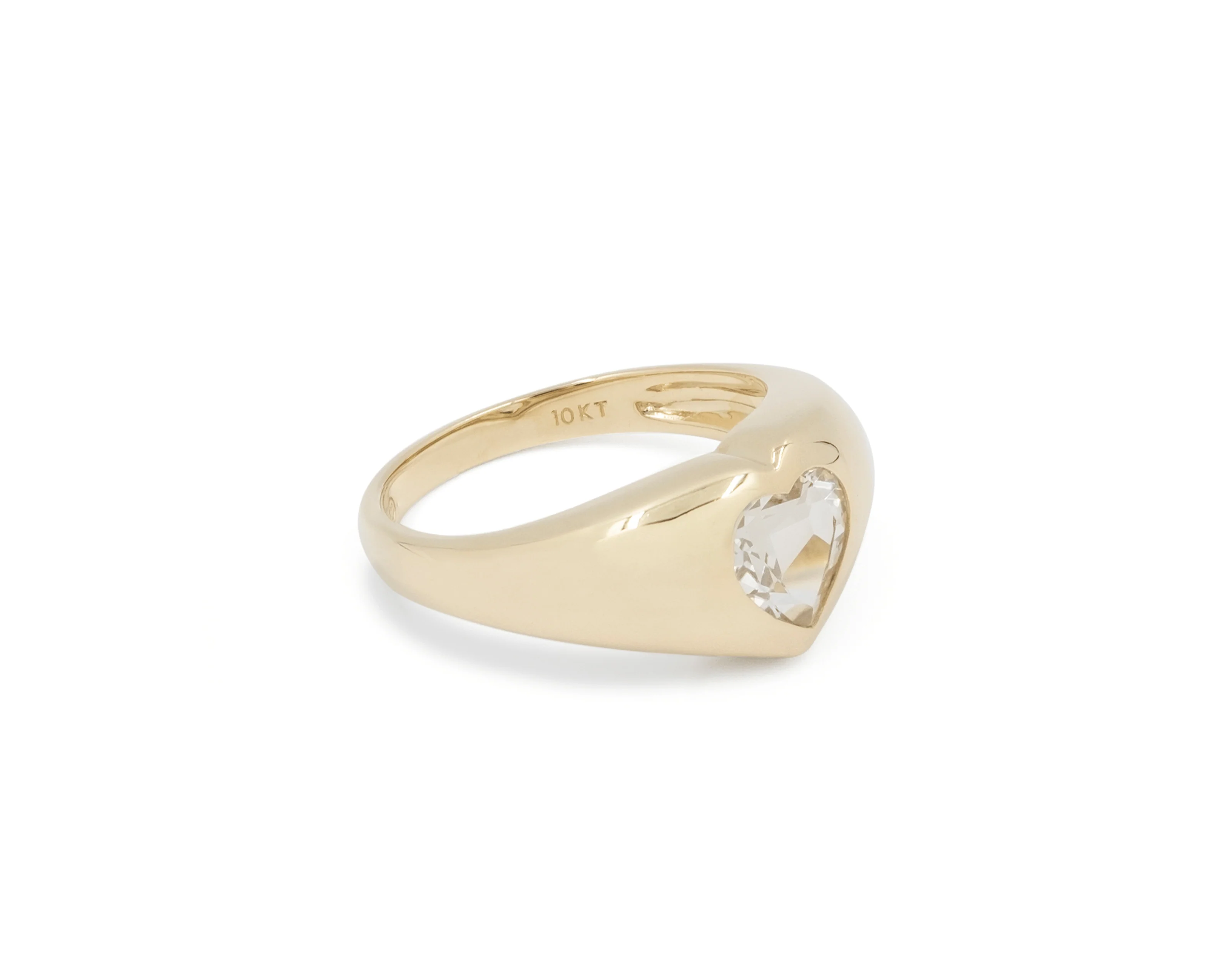 THE BEZEL HEART SIGNET RING - Image 6