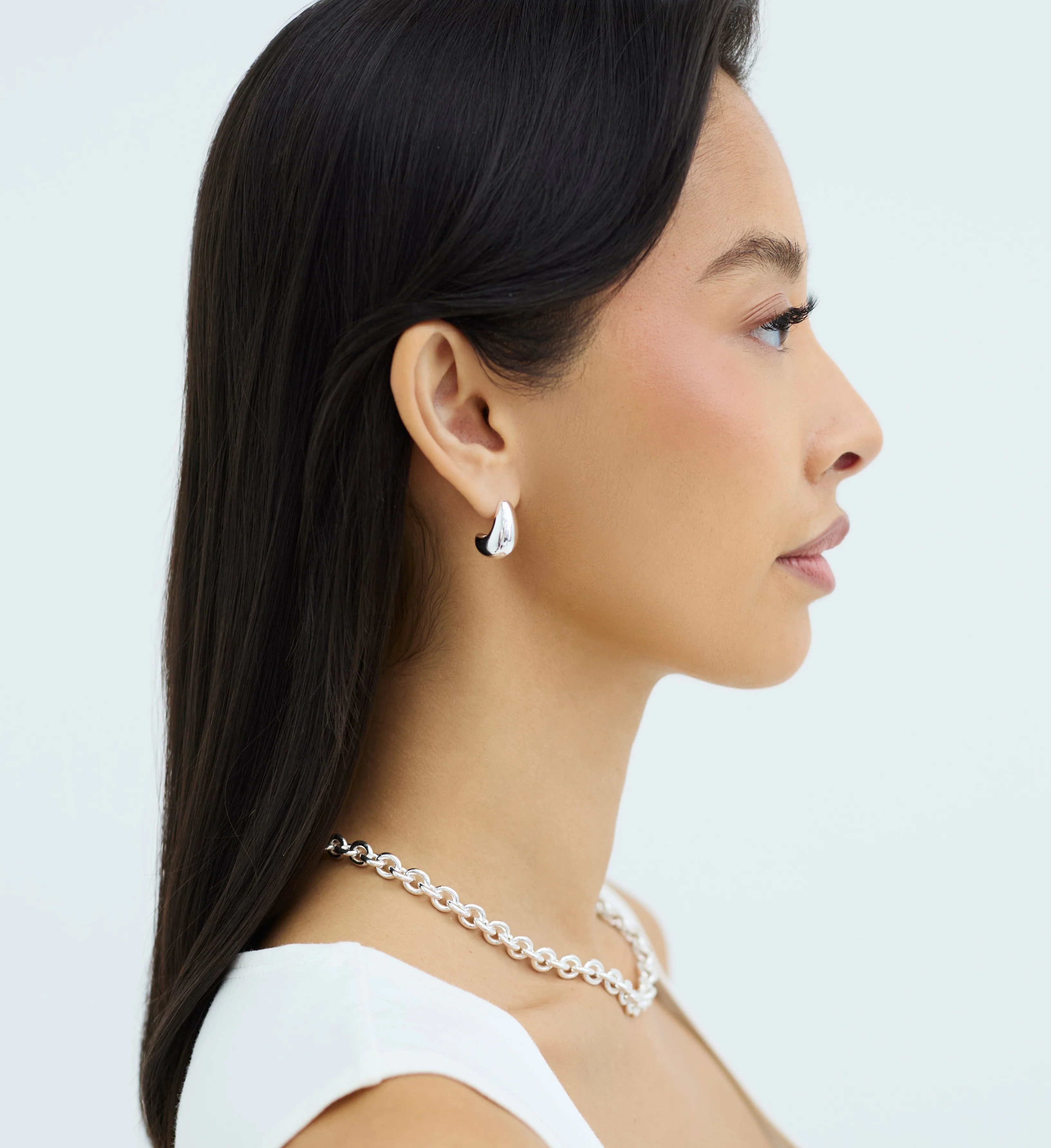 THE DROPLET CURVE EARRINGS - Image 8