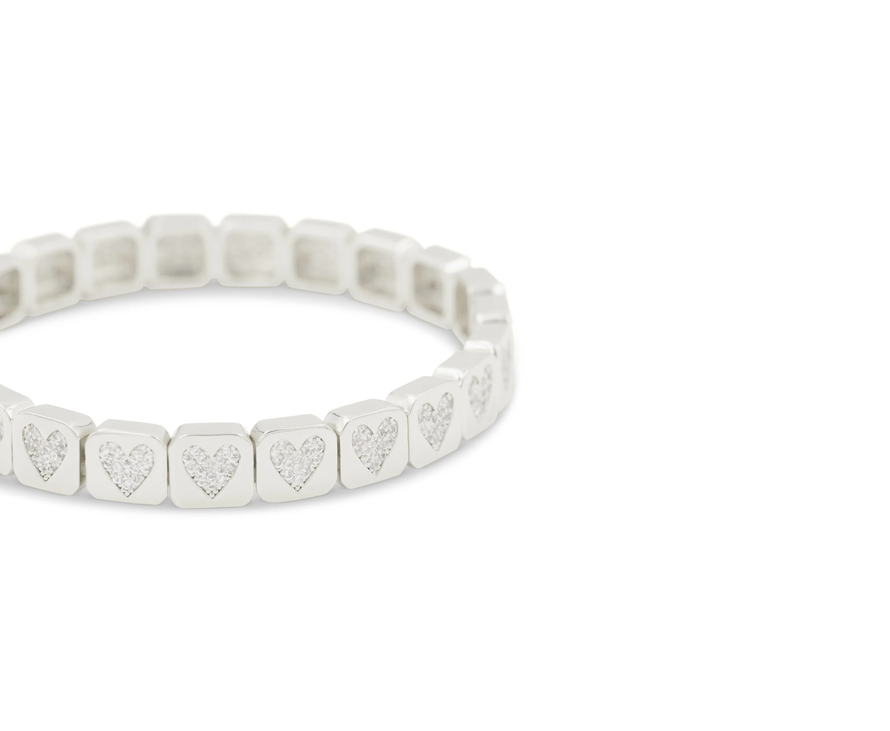 THE PAVÉ HEART BRACELET - Image 6