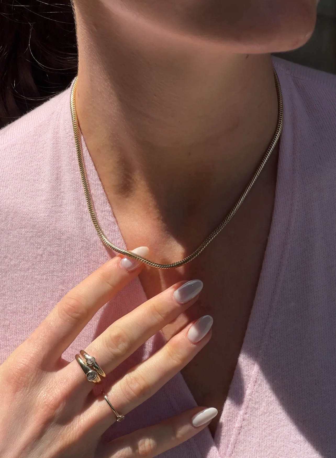 THE SNAKE CHAIN NECKLACE - Image 4